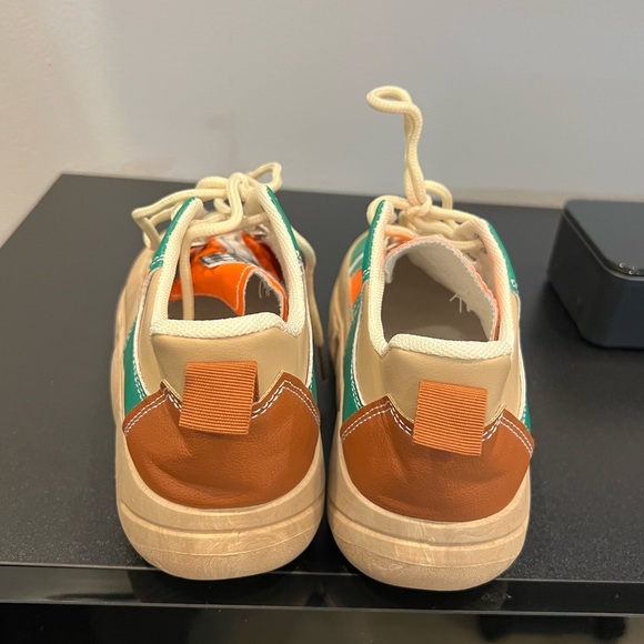 Women’s Colorblock tick soles walking shoes GreenUS: Size US:5”/UK:3”/ EU:36” - Picture 3 of 7